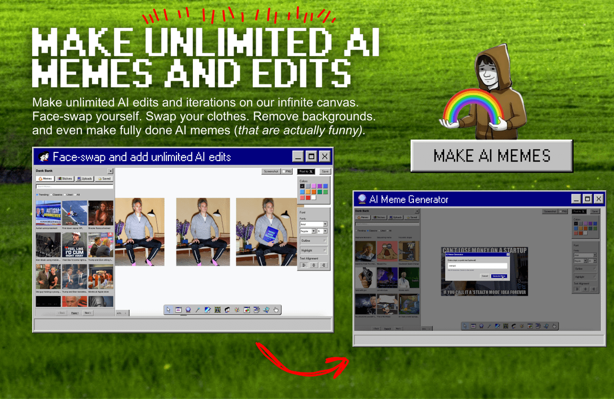 Unlimited meme tools